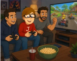 Play video games